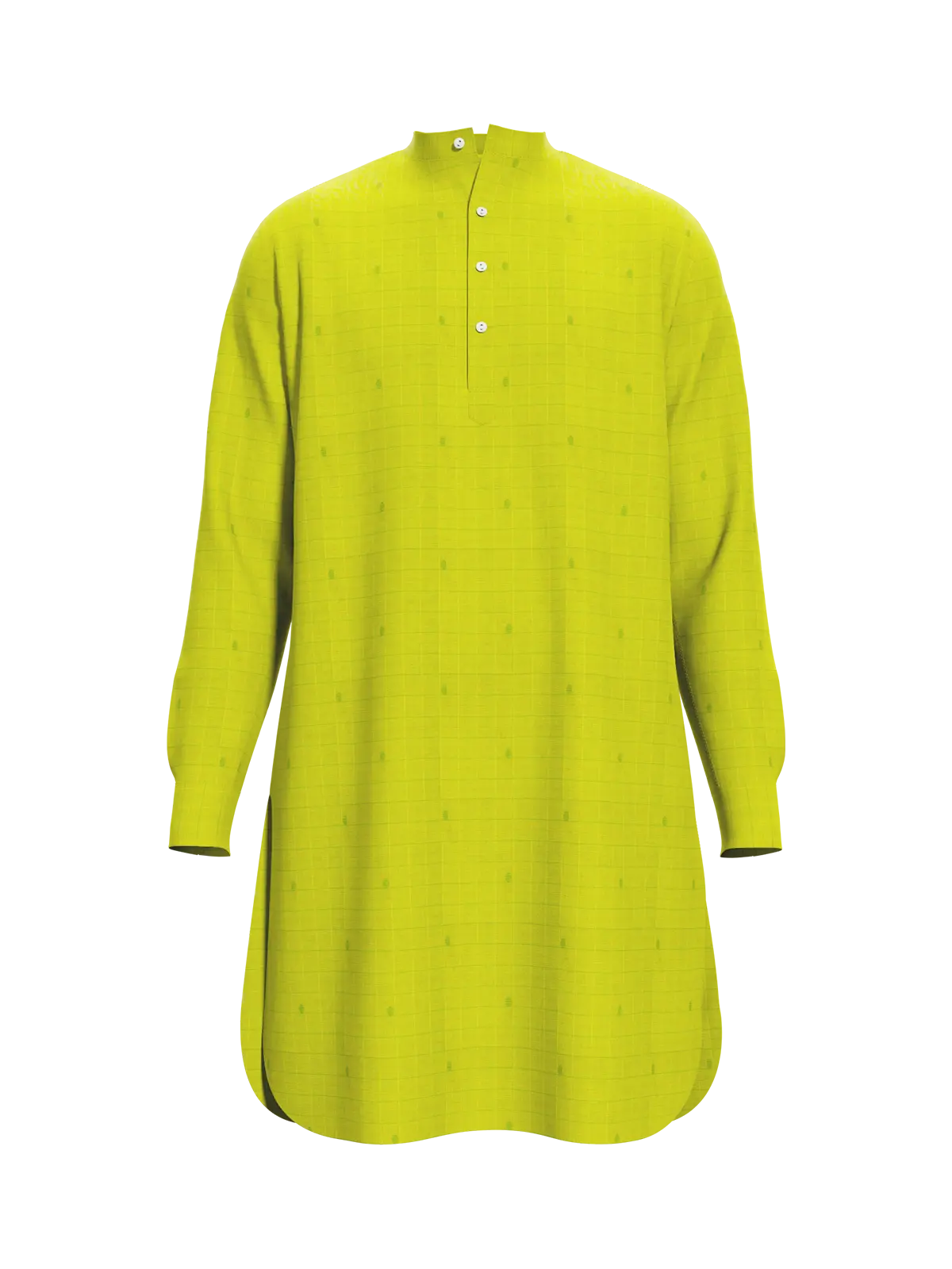 Sunny Bloom Loom-Textured Cotton Attire