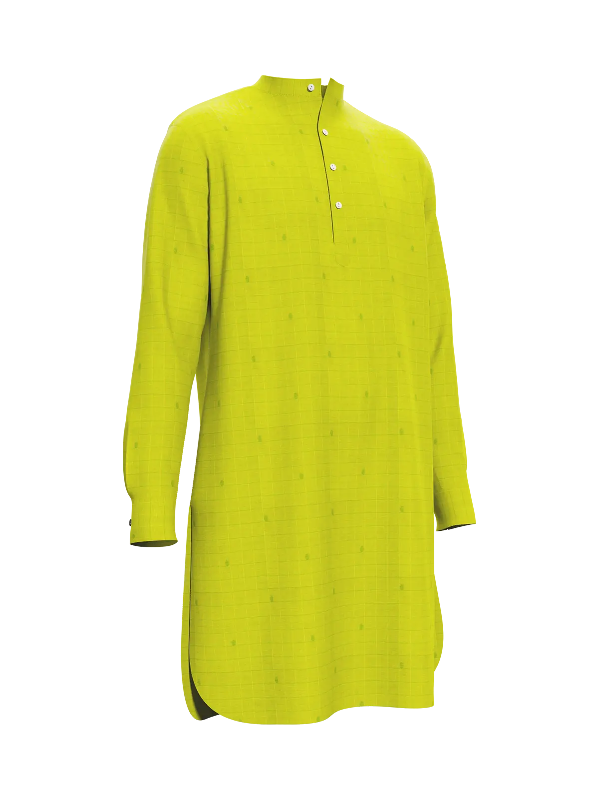 Sunny Bloom Loom-Textured Cotton Attire