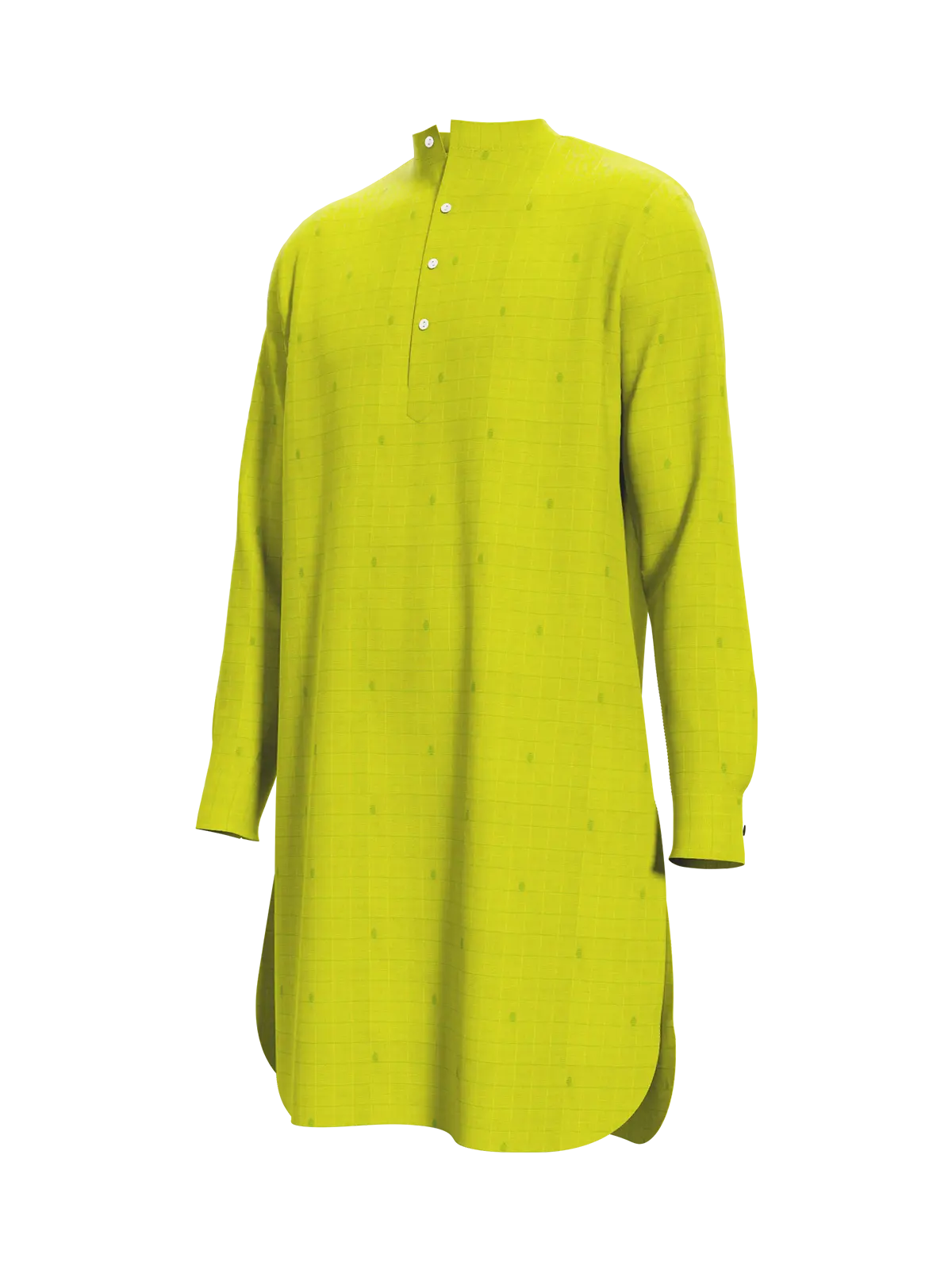 Sunny Bloom Loom-Textured Cotton Attire